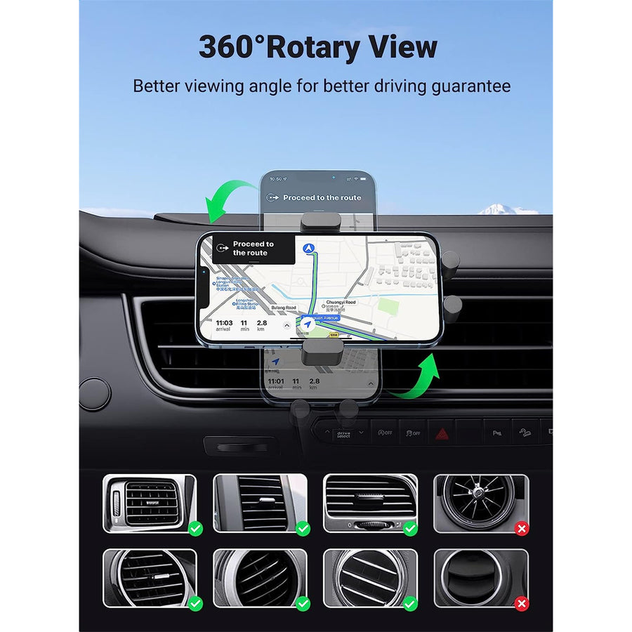 UGREEN  UG-40118 15W Qi Induction Wireless Fast Car Charger