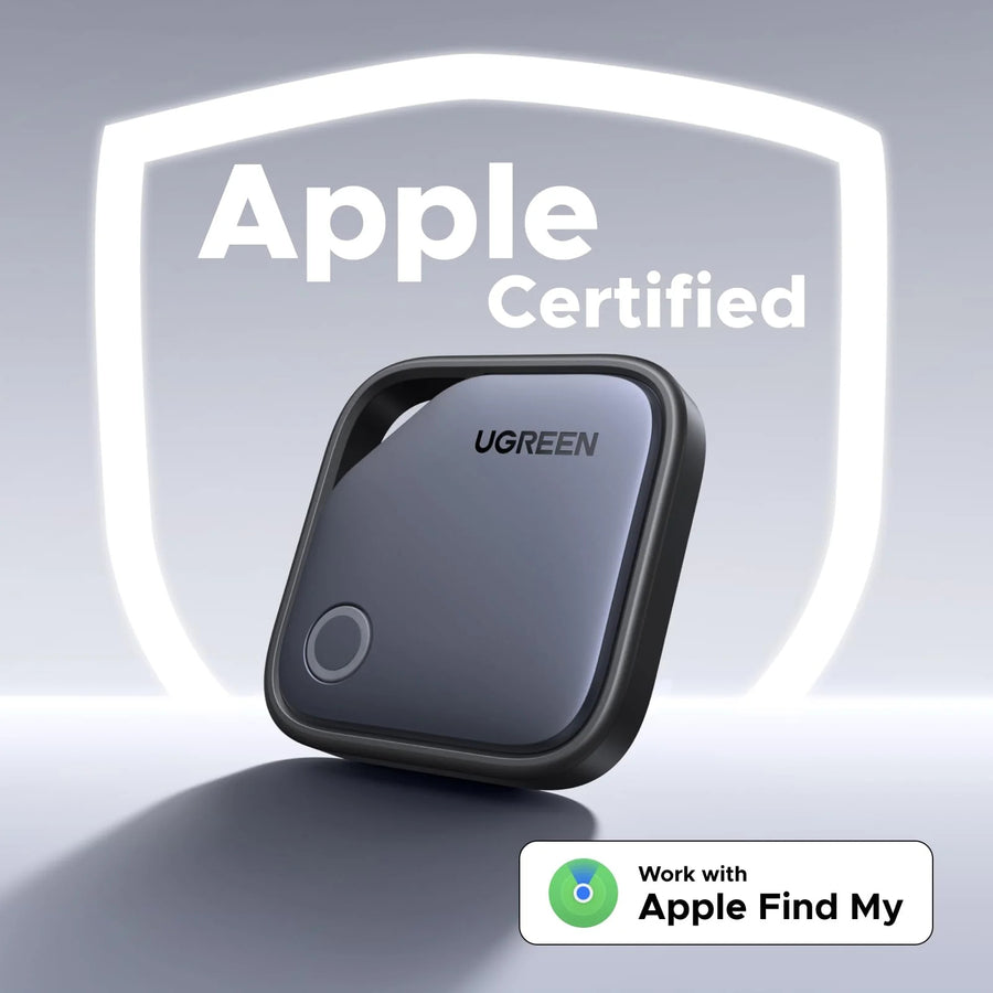UGREEN 45297 FineTrackSmart Finder - Apple Find My Certified (iOS Only) - 2-Year Replaceable Battery