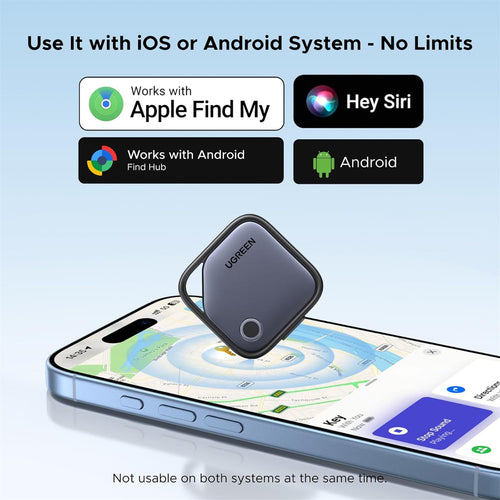 UGREEN UG-75646 FineTrack G wiederaufladbar 1er-Pack Apple + Google