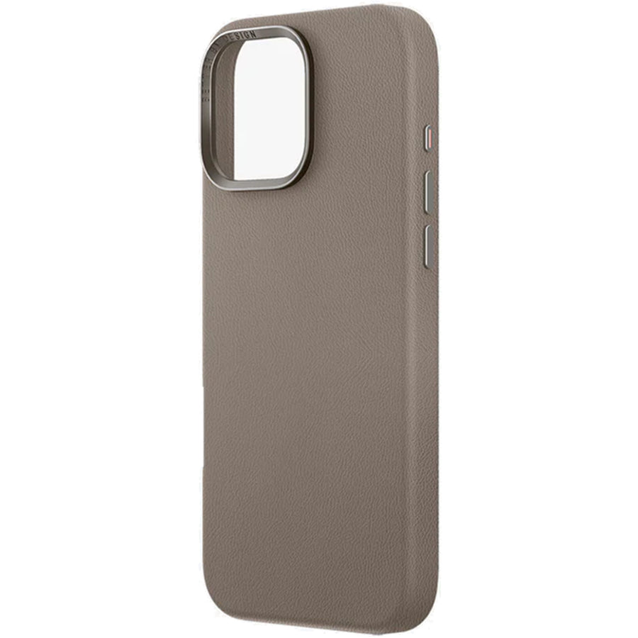 Uniq iPhone 16 Pro (6.3")   Lyden Vegan Leather Case - Flint Grey