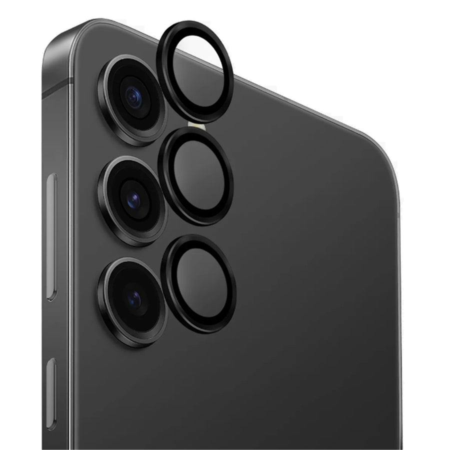 Uniq Galaxy S25+   Aluminium Camera Lens Protector - Black