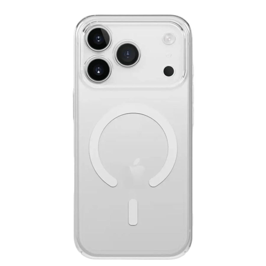 Uniq iPhone 17 Pro (6.3") 2025   Magclick Charging Airsuit Case - Glossy Clear / White