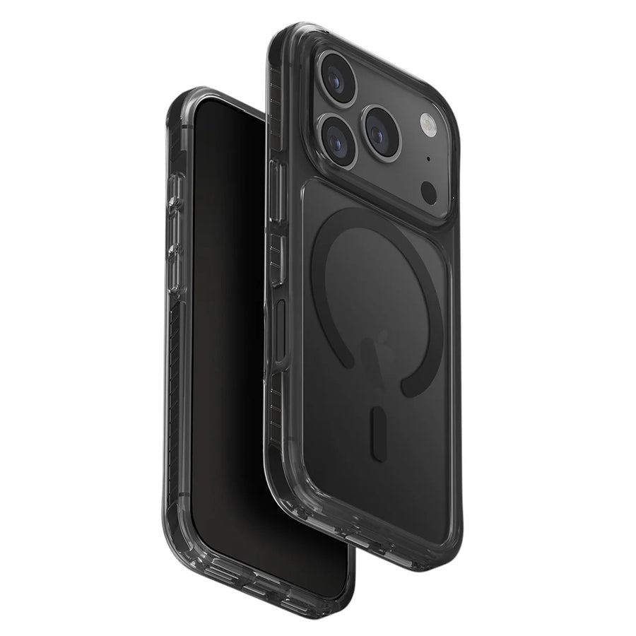 Uniq iPhone 17 Pro (6.3") 2025   Magclick Charging Combat  Case - Carbon Black