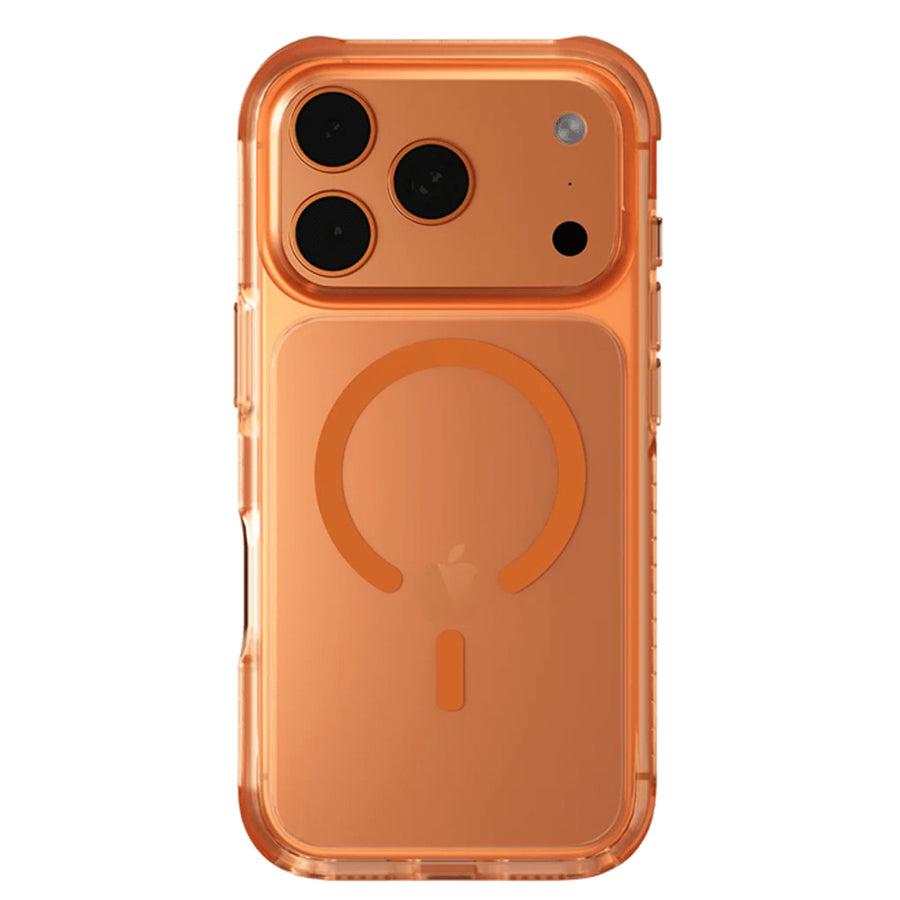 Uniq iPhone 17 Pro (6.3") 2025   Magclick Charging Combat  Case - Volt Orange
