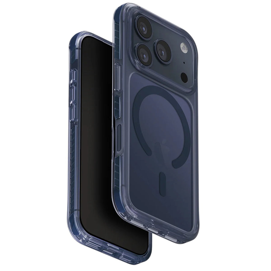 Uniq iPhone 17 Pro (6.3") 2025   Magclick Charging Combat  Case - Navy Blue