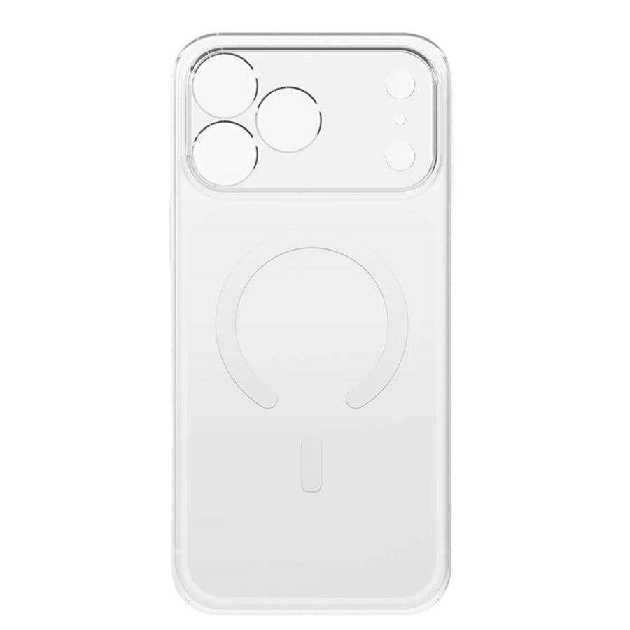 Uniq iPhone 17 Pro Max (6.9") 2025   Magclick Charging Airsuit Case - Glossy Clear / White