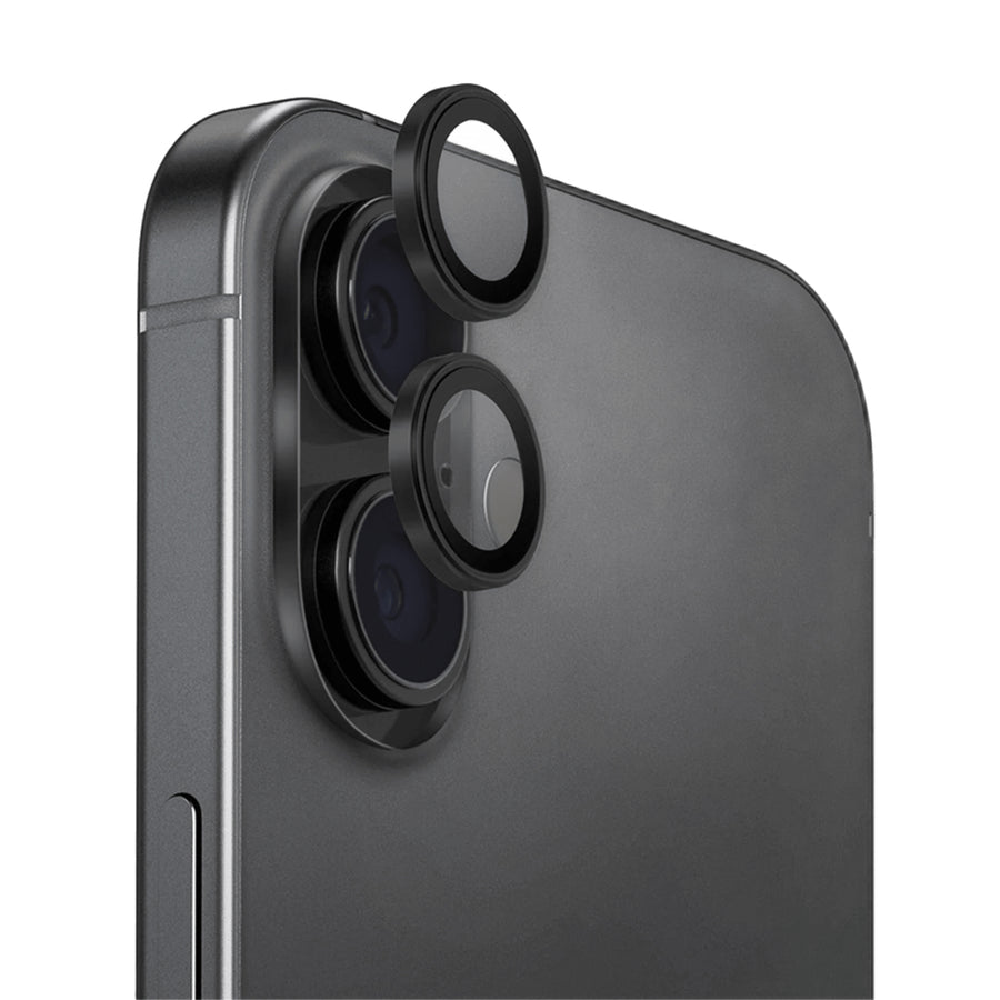 Uniq iPhone 17 (6.3") 2025   Aluguard Camera Lens Glass Protector - Black