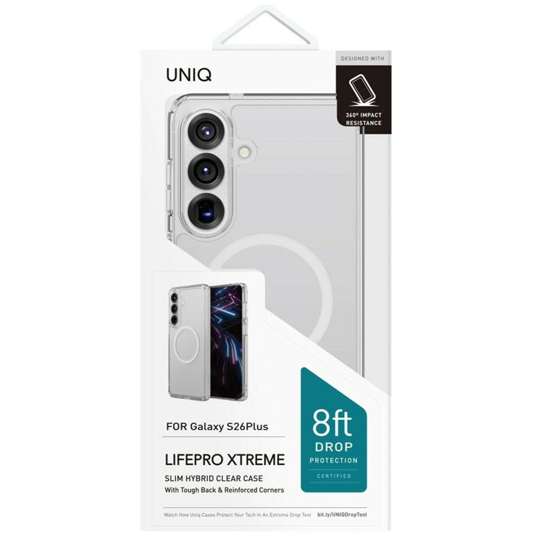 Uniq Galaxy S26+ (2026) Magclick Charging  Lifepro Xtreme Case - Crystal Clear