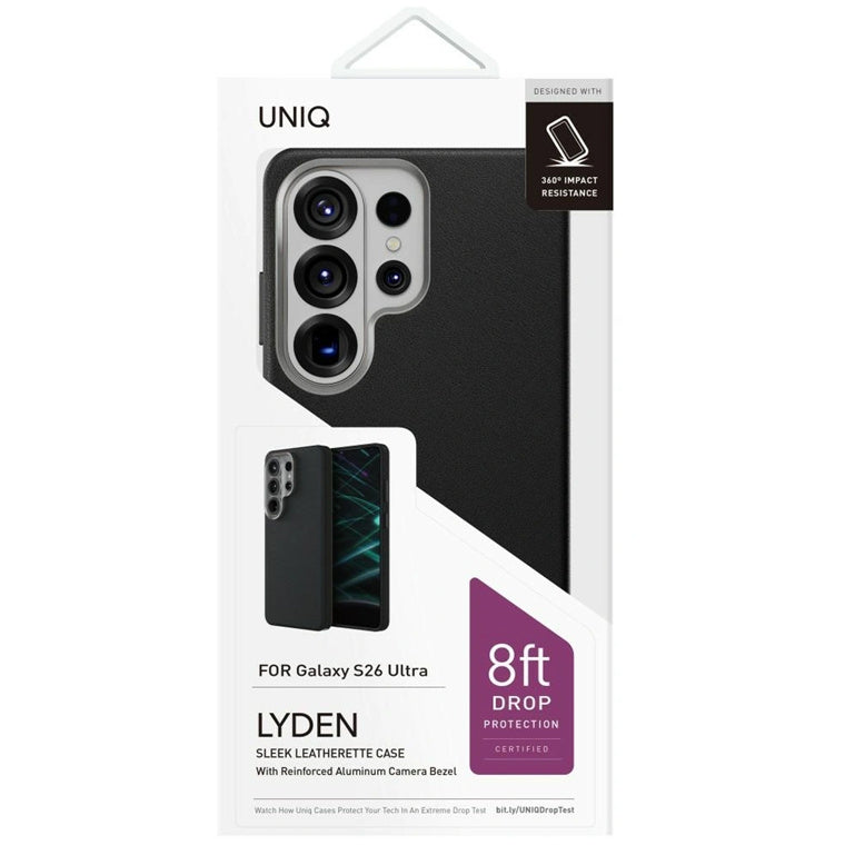 Uniq Galaxy S26 Ultra (2026)   Magclick Charging Lyden Case - Dallas Black