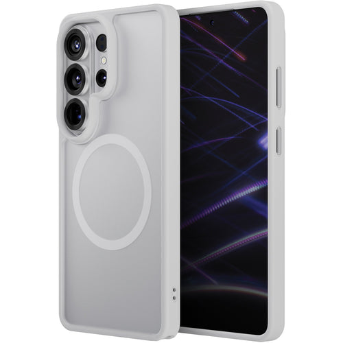 Uniq Galaxy S26 Ultra (2026)   Magclick Charging Veren Case - Chalk Frost
