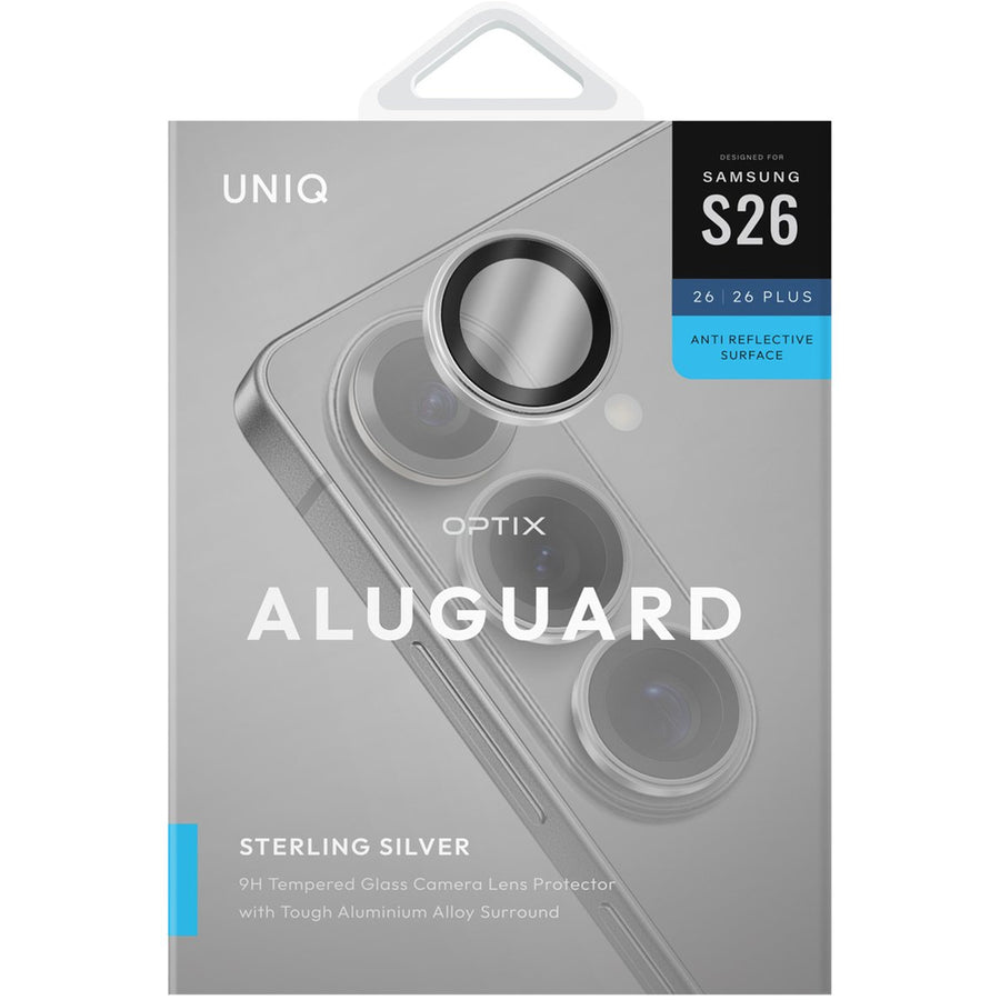 Uniq Galaxy S26/S26+ (2026)   Aluminium Camera Lens Protector - Sliver