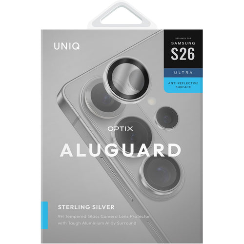 Uniq Galaxy S26 Ultra (2026)   Aluminium Camera Lens Protector - Sliver