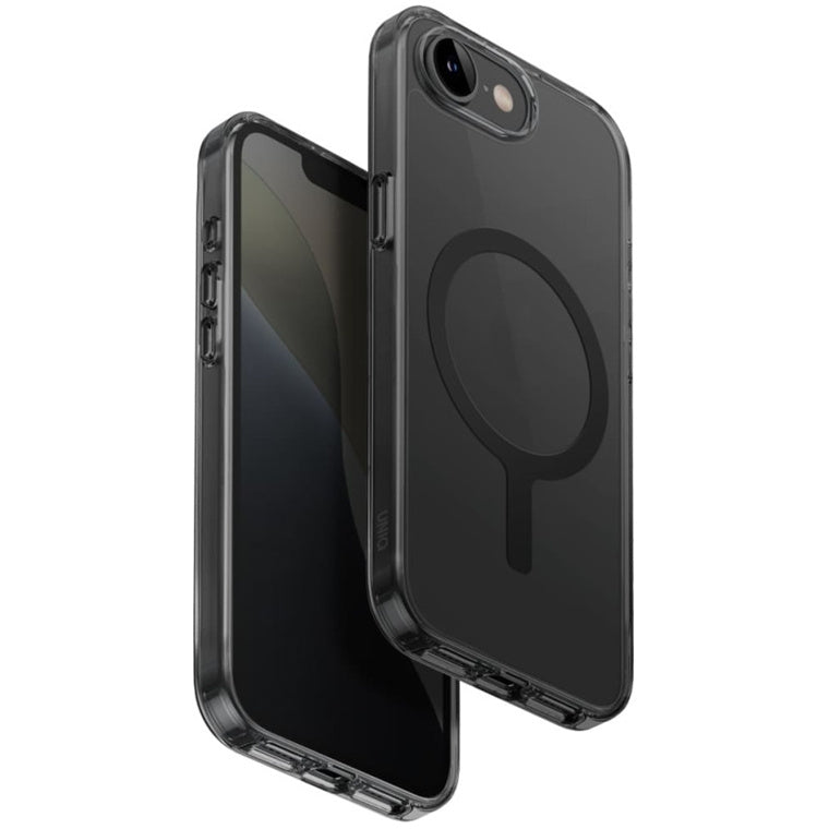 Uniq iPhone 17e/16e   Magclick Charging Lifepro Case - Vapour (Smoke Black)