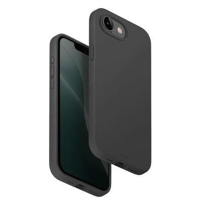 Uniq iPhone 17e/16e   Hybrid Lino Case - Charcoal Grey