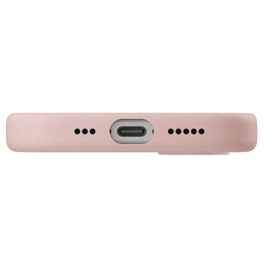 Uniq iPhone 17e/16e   Hybrid Lino Case - Blush Pink
