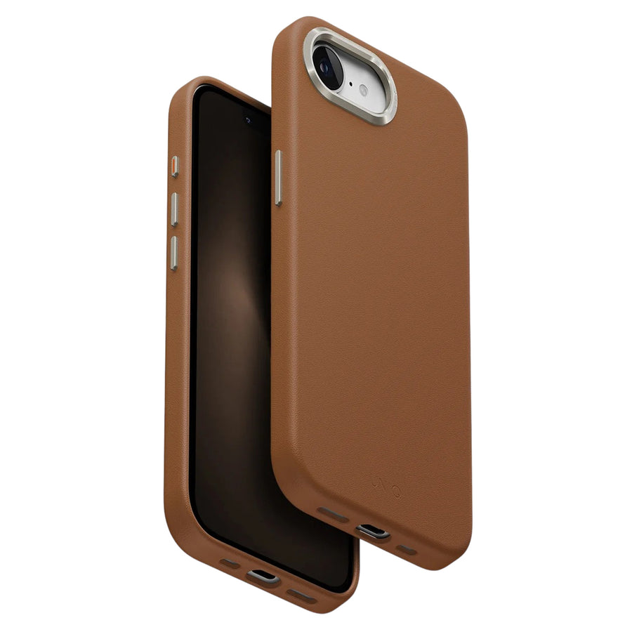 Uniq iPhone 17e/16e   Magclick Charging Lyden Case - Caramel