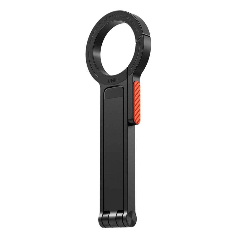 Uniq Aluminium Magnetic Carabiner Tripod - Carbon Volt - Premium Aluminum with Silicone - Strong Magnetic -  Lightweight - Durable - Dual-Function Design Transforms from Tripod to Selfie