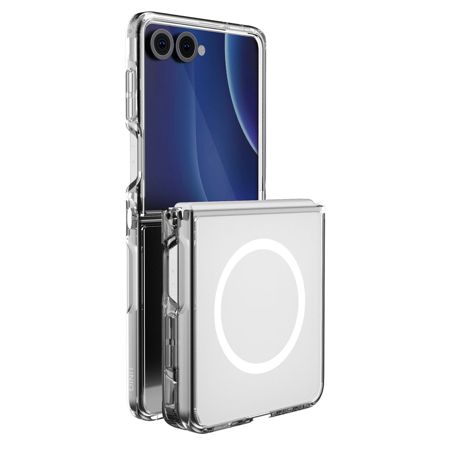 Uniq Galaxy Z Flip8 Magclick Charging  Lifepro Xtreme Case - Crystal Clear
