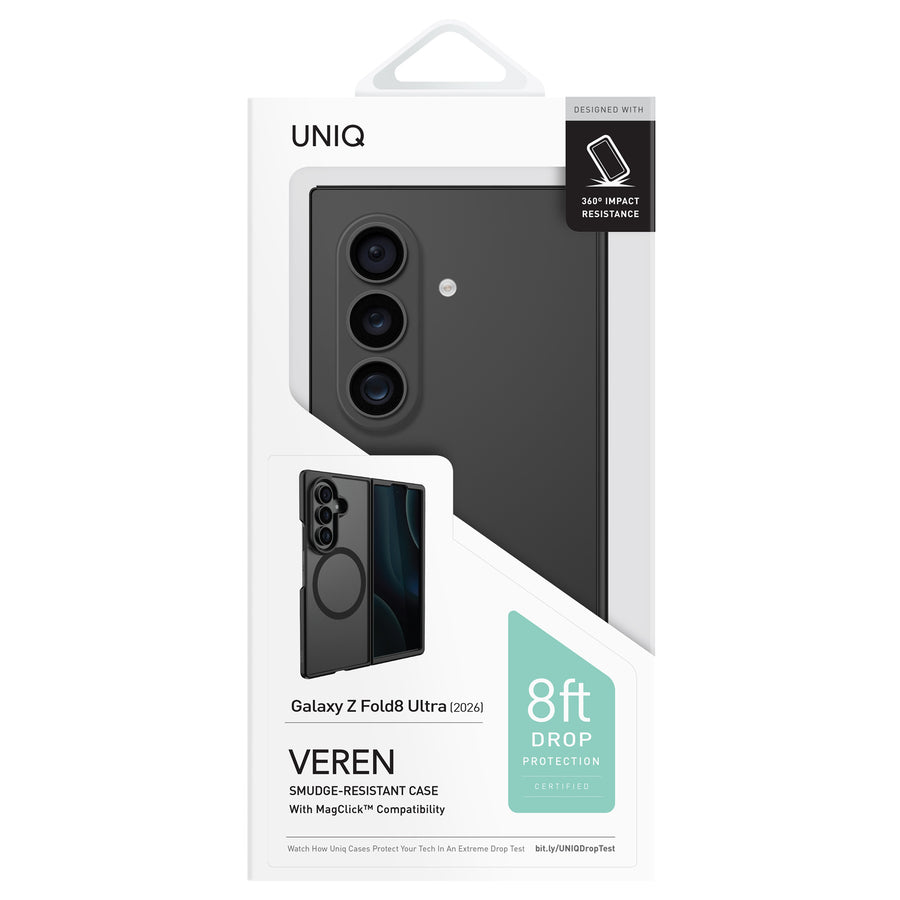 Uniq Galaxy Z Fold8 Ultra   Magclick Charging Veren Case - Smoky Frost