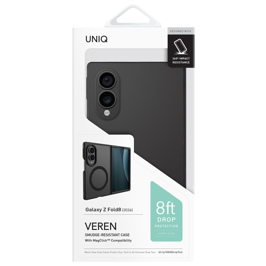 Uniq Galaxy Z Fold8   Magclick Charging Veren Case - Smoky Frost