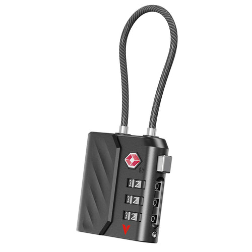 Verbatim 30169 Dual Tracking Tag with TSA Lock Black