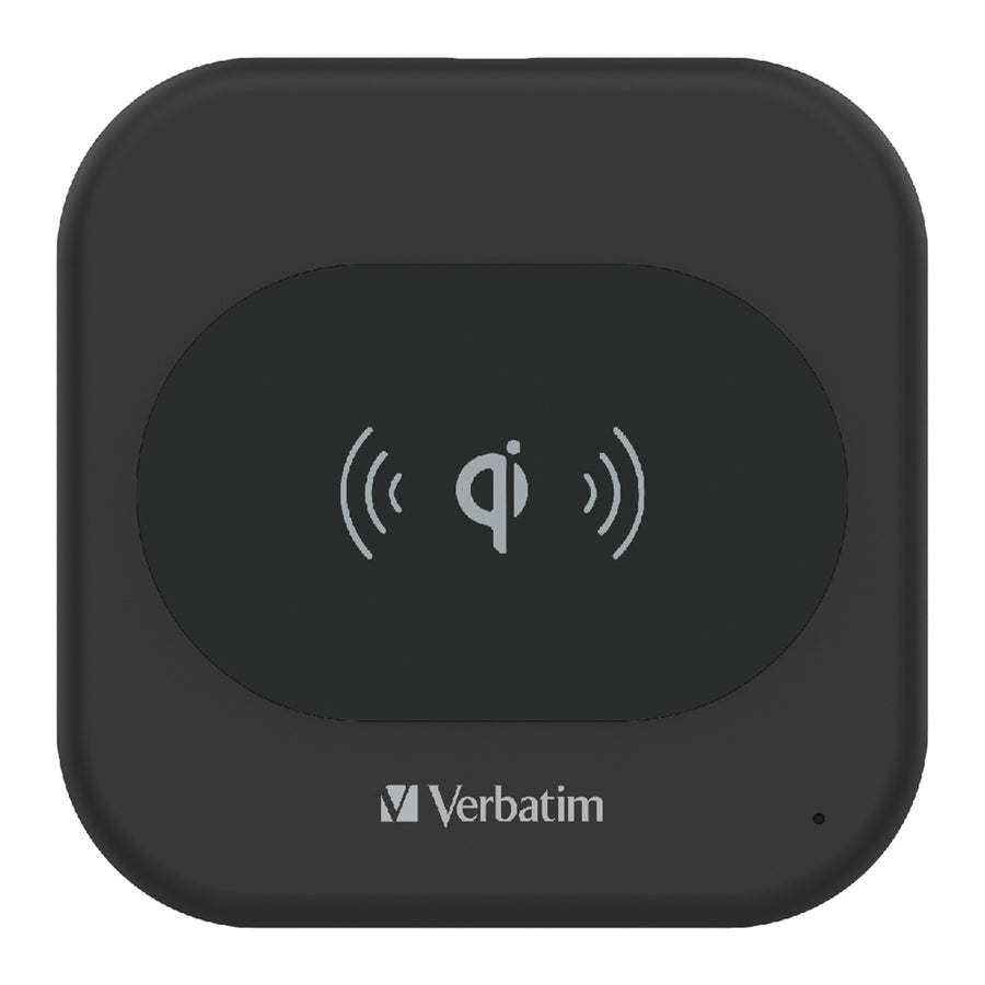 Verbatim 66597 15W Qi Certified Essentials Wireless Charger Black