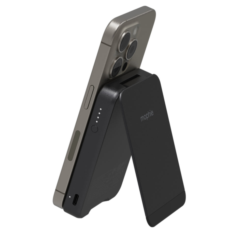 ZAGG 401113393 - Mophie UNV BTRY snap+ powerstation ministand 5K Qi2 - Black