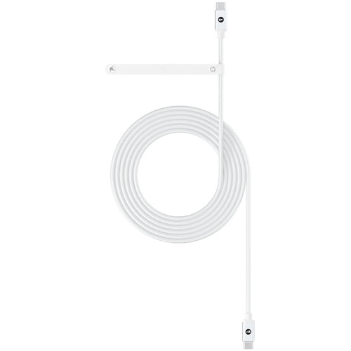 ZAGG 409910899 - Mophie Kabel USB-C auf USB-C 100W USB3.1 5Gbps - 2m - Weiß