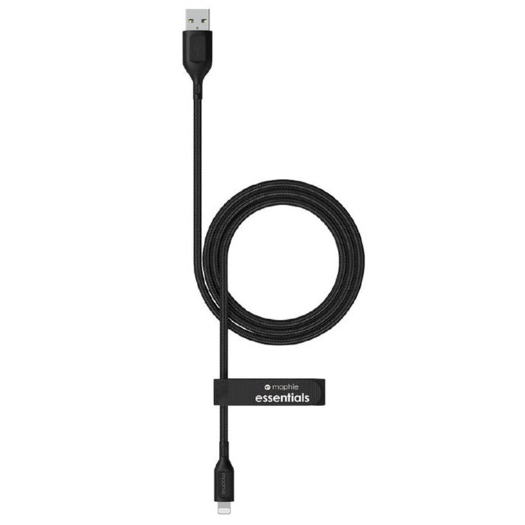 ZAGG Mophie Essential USB-A-auf-Lightning-Kabel – 1 m – Schwarz