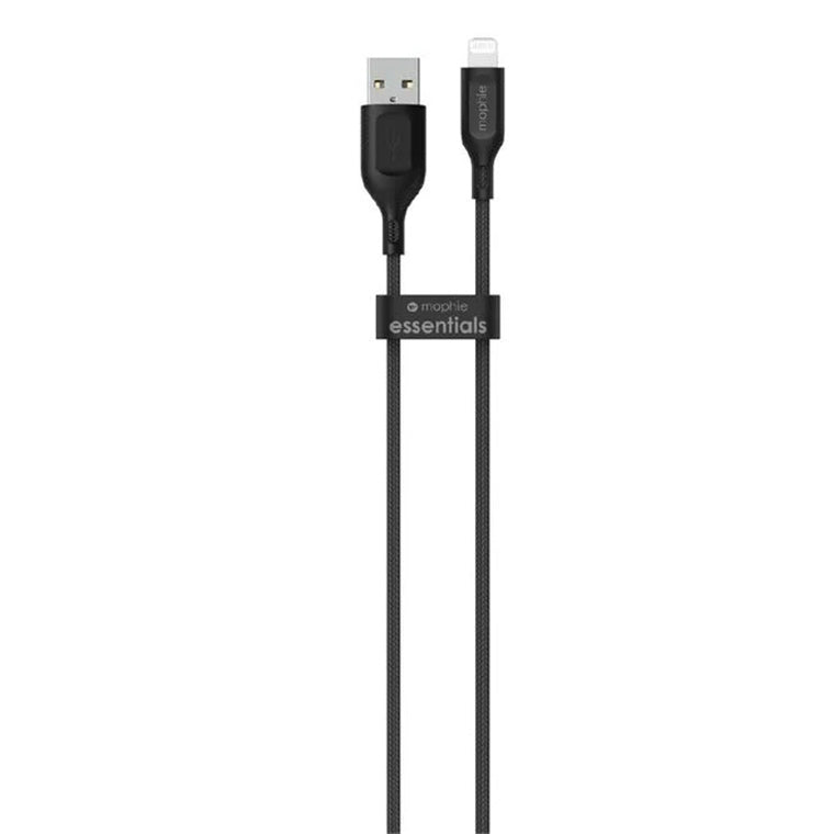 ZAGG 409913188 - Mophie Essential USB-A-Lightning-Kabel Geflochten 2M - Schwarz
