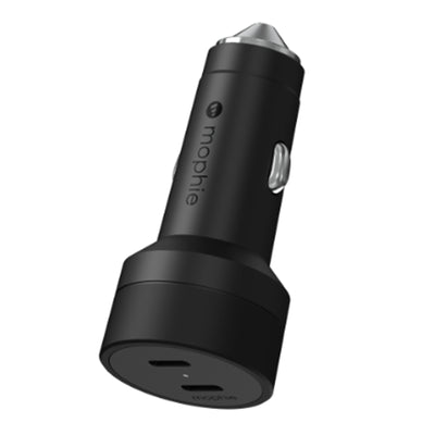 Mophie 409913195 60W Dual USB-C ACC Car Charger - Black