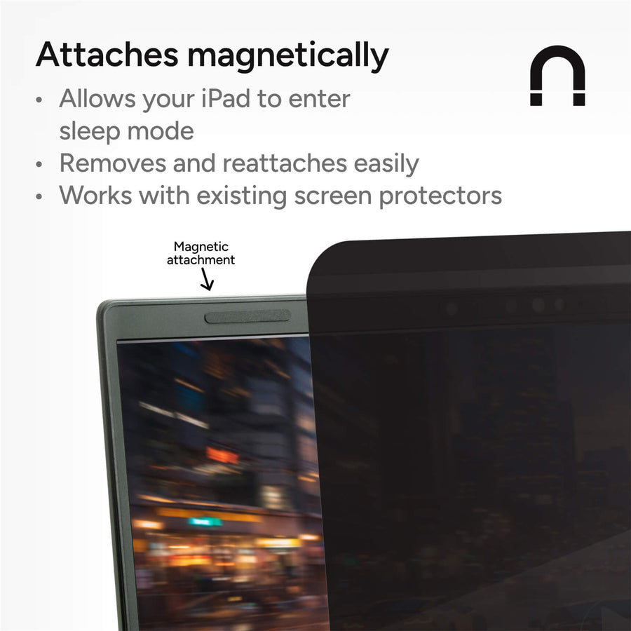 100320526 - ZAGG Removable 4-Way Privacy Filter, iPad Air 13" (M4//M3/M2)