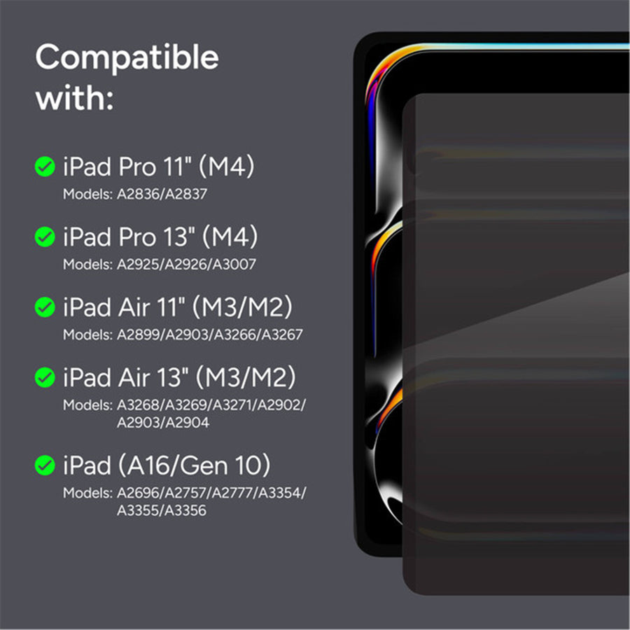 ZAGG 100321057  Removable 4-Way Privacy Filter, Apple iPad 13 Pro (M5/M4)