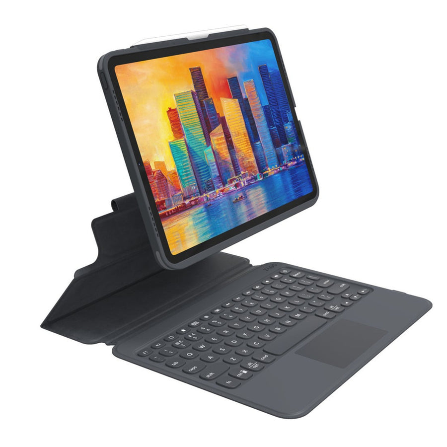 ZAGG-Keyboard-Pro Keys Touch-Apple-iPad 10.2 Pro-FG-Charcoal