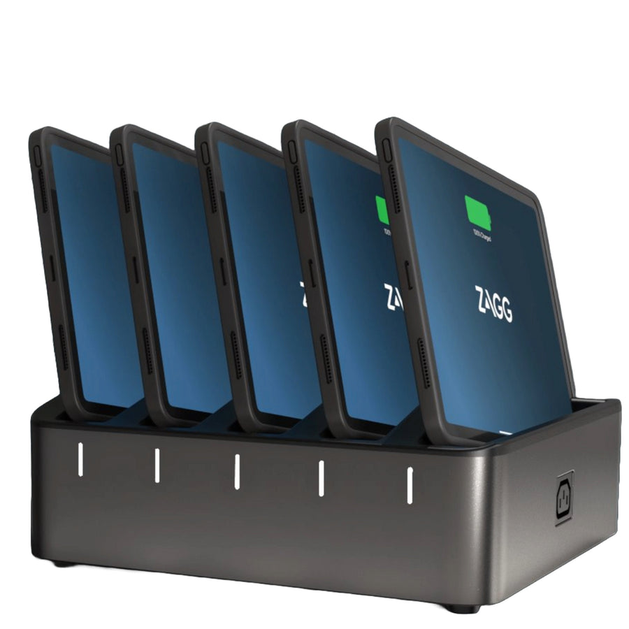109917996 - ZAGG ChargeStation Pro Base + Five Cases Standard (no hand straps or KS) for iPad A16 (202