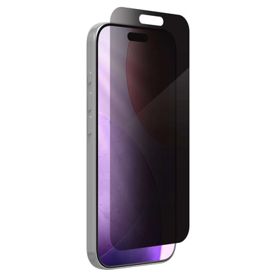 200118665 - ZAGG InvisibleShield Glass Elite Privacy 360 Screen Protector, Apple 17 Pro