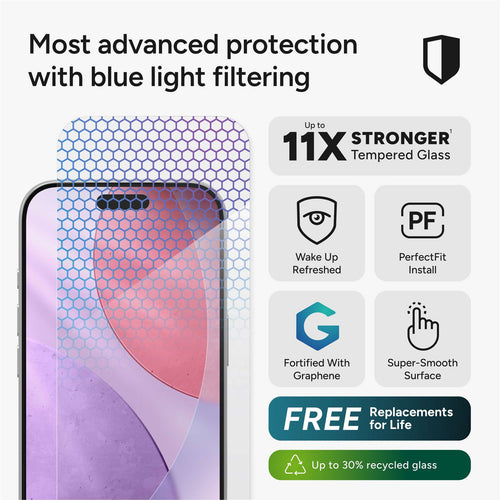 ZAGG 200118669 InvisibleShield Glass XTR5 For Apple 17 Pro