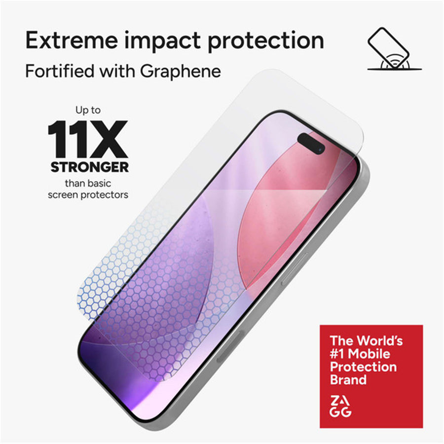 ZAGG 200118669 InvisibleShield Glass XTR5 For Apple 17 Pro