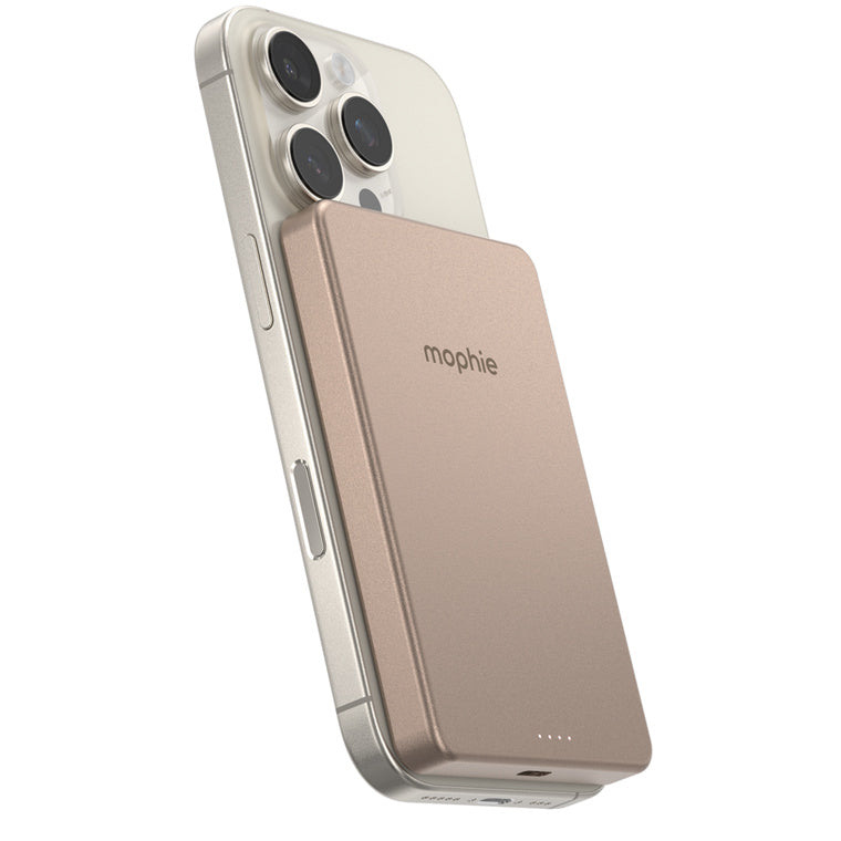 ZAGG 401120407 - mophie Snap+ Powerstation Mini 5K mag, Desert Titanium (WL 15W, 1C 20W)