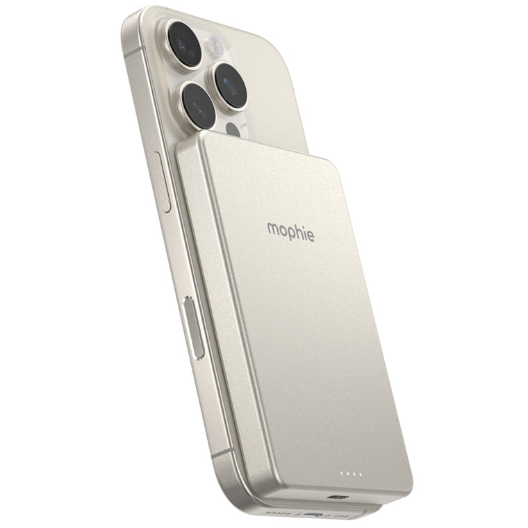 ZAGG 401120408 - mophie Snap+ Powerstation Mini 5K mag, Naturtitan (WL 15W, 1C 20W)