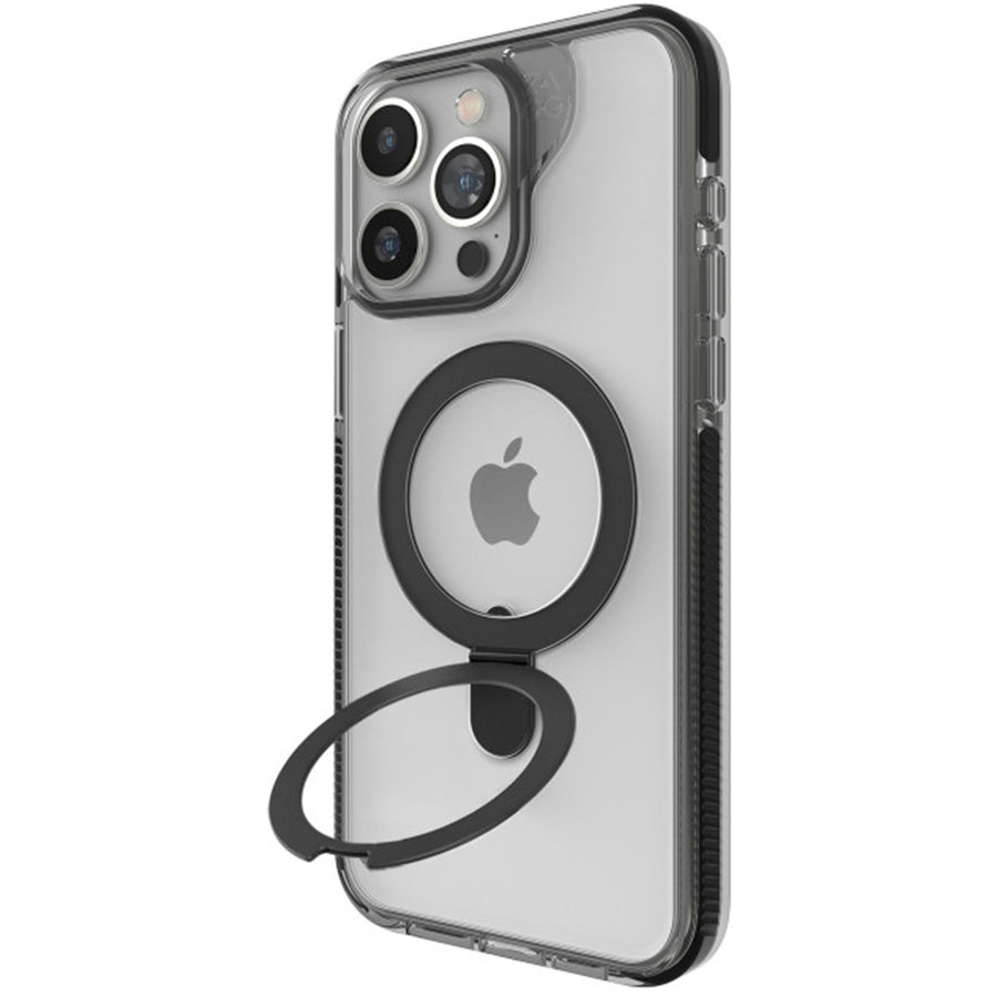 Zagg International 702313095 - ZAGG Santa Cruz Snap w/ Ringstand - iPhone 15 Pro - Black