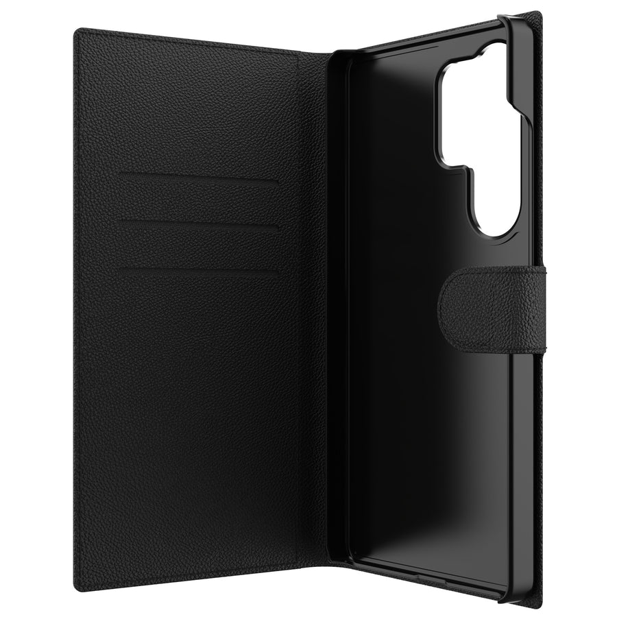 702317862 - ZAGG Essential Black Folio Case for Samsung Galaxy S25 Ultra