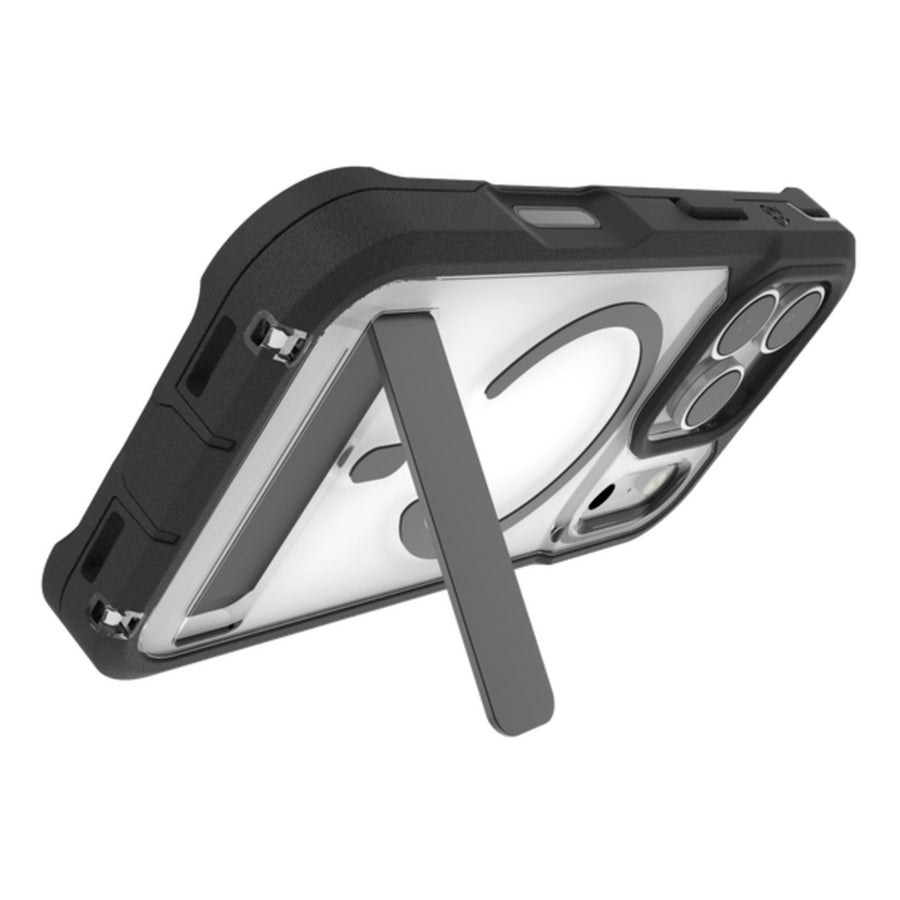 702320830 - ZAGG Rainier Snap Kickstand + Camera Control Button Case, Apple 17 Pro, Black (CC)