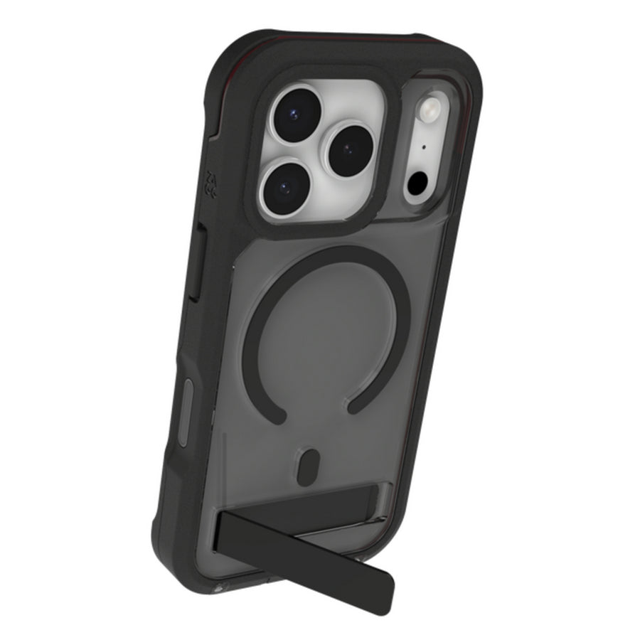 ZAGG   702320850  Rainier Snap Kickstand + Camera Control Button Case For