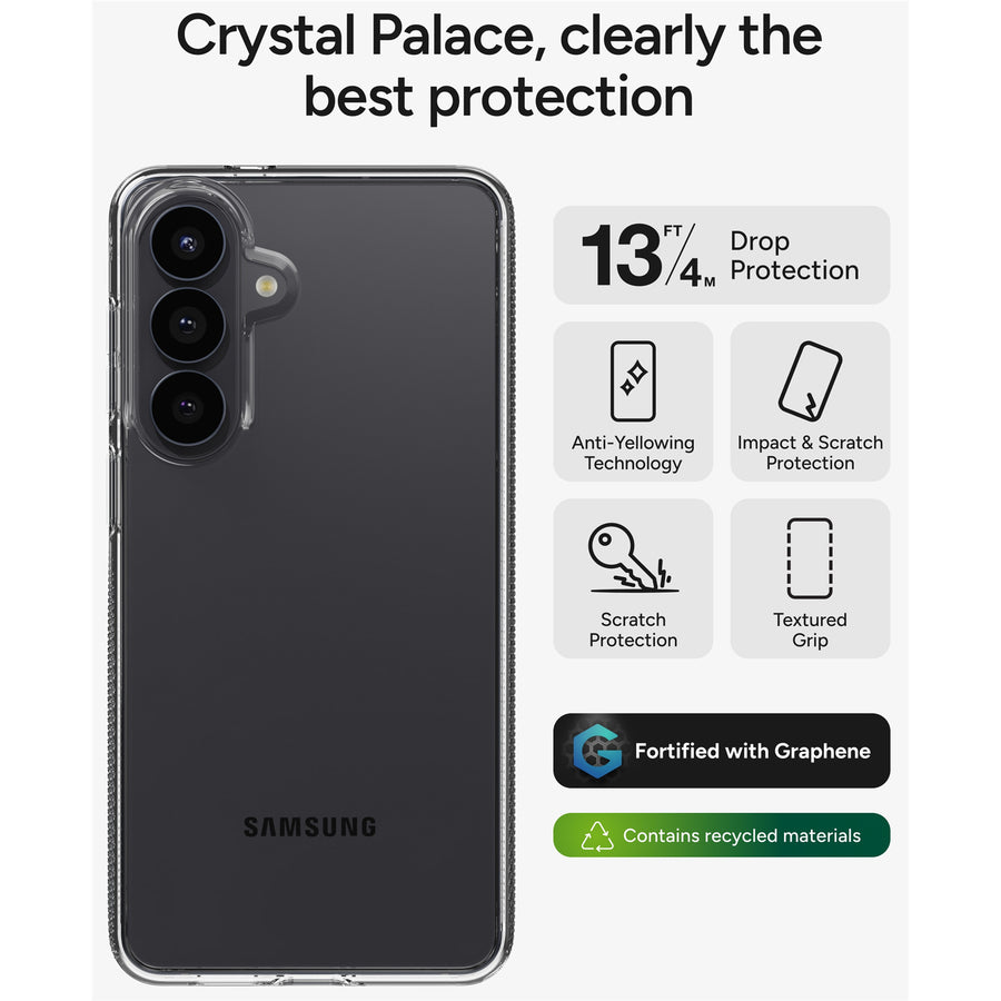 ZAGG Samsung Galaxy S26+ (2026) Crystal Palace Clear Case