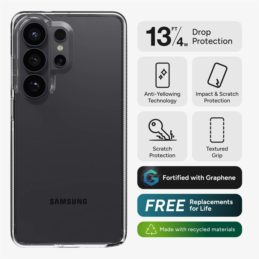 ZAGG Samsung Galaxy S26 Ultra (2026) Crystal Palace Clear Case