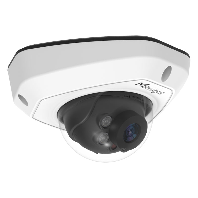Milesight MS-C8173-PD - 4K NDAA AI Vandal-proof Mini Dome Network IP Camera - Cable Out