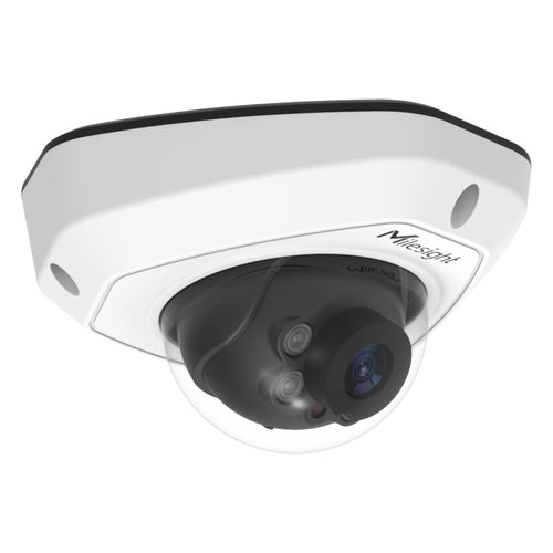 MS-C8173-PD - Milesight 4K NDAA AI Vandal-proof Mini Dome Network IP Camera - Cable Out