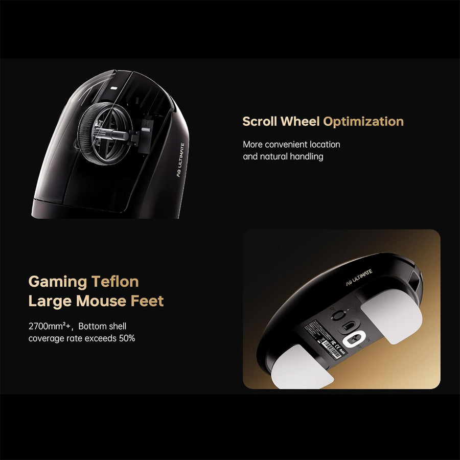 ATK Dragonfly A9 Ultra Lightweight  Wireless Mouse - Black