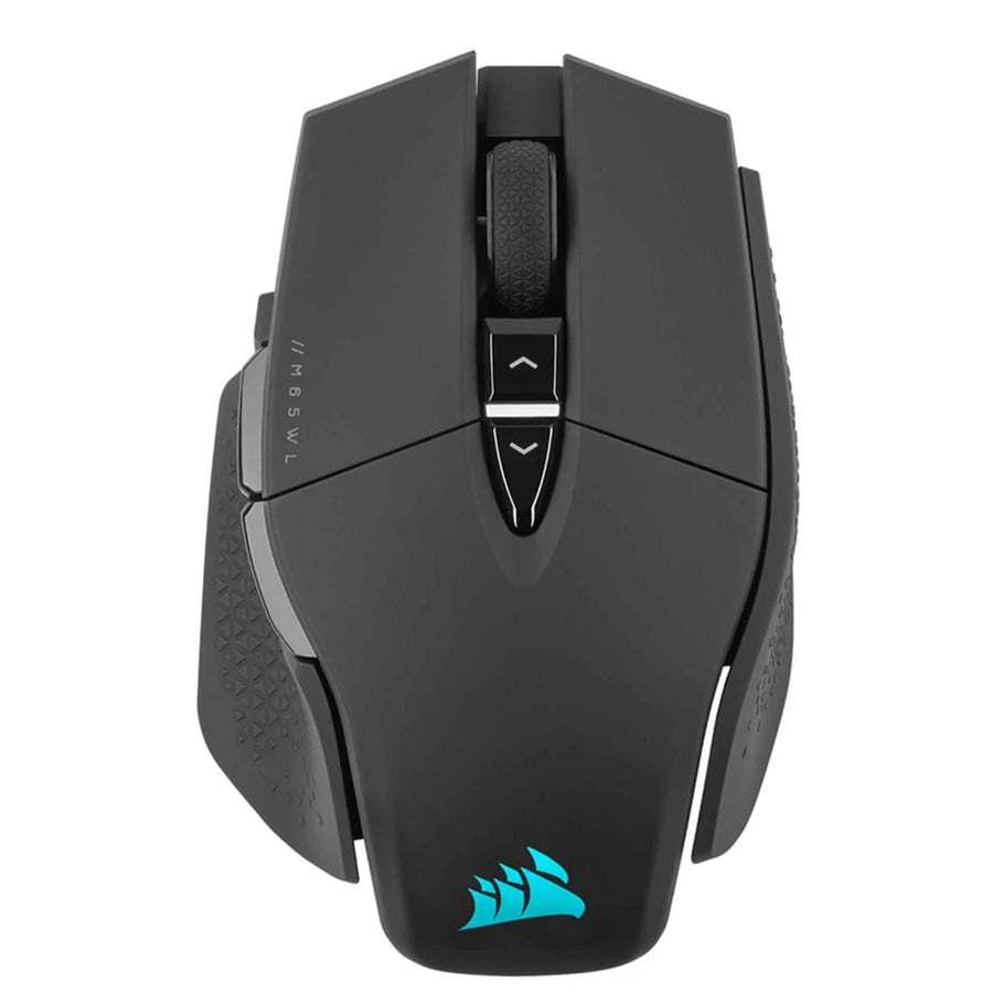 CORSAIR [CH-9319411-AP2] M65 RGB LED ULTRA WIRELESS OPTICAL SILVER ALU GAMING MOUSE - BLACK